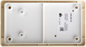 Блок комбинированный Glossa (розетка + 3-кл. выкл.) беж. SE GSL000276 — изображение 5
