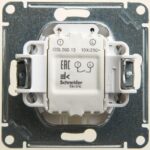 Выключатель 1-кл. СП Glossa 10А IP20 (сх. 1а) 10AX с подсветкой механизм перламутр. SE GSL000613 — изображение 2