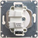 Розетка 1-м СП Glossa 16А IP20 250В без заземл. механизм перламутр. SE GSL000641 — изображение 2