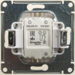 Выключатель 2-кл. СП Glossa 10А IP20 (сх. 5) 10AX механизм перламутр. SE GSL000651 — изображение 2