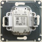 Выключатель 2-кл. СП Glossa 10А IP20 (сх. 5а) 10AX с подсветкой механизм перламутр. SE GSL000653 — изображение 2