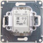 Переключатель проходной 1-кл. СП Glossa 10А IP20 (сх. 6) 10AX механизм перламутр. SE GSL000661 — изображение 2