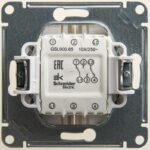 Переключатель проходной 2-кл. СП Glossa 10А IP20 (сх. 6/2) 10AX механизм перламутр SE GSL000665 — изображение 2