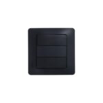 Выключатель 3-кл. СП Glossa 10А IP20 (сх. 1+1+1) 10AX механизм антрацит SE GSL000731 — изображение 3