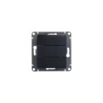 Выключатель 3-кл. СП Glossa 10А IP20 (сх. 1+1+1) 10AX механизм антрацит SE GSL000731 — изображение 4
