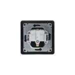 Розетка 1-м СП 1мод. Glossa 16А IP44 с заземл. защ. шторки с крышкой в сборе антрацит SE GSL000748 — изображение 6
