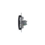Розетка компьютерная 1-м Glossa RJ45 кат.5E механизм антрацит SE GSL000781K — изображение 2