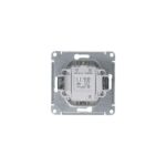 Выключатель 2-кл. СП Glossa 10А IP20 (сх. 5) 10AX механизм платина SE GSL001251 — изображение 5