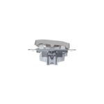 Выключатель 2-кл. СП Glossa 10А IP20 (сх. 5а) 10AX с подсветкой механизм платина SE GSL001253 — изображение 2