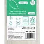 Стяжка кабельная 300х3.6 бел. (уп.100шт) SE IMT30036W