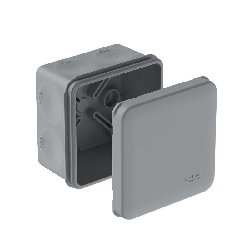 IMT351961_1.jpeg Коробка распределительная MultiBox IP66 70х70х42 DIY (со стикером) сер. SE IMT351961 — изображение 1