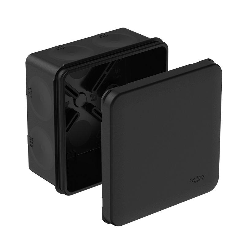 IMT352971_1.jpeg Коробка распределительная MultiBox IP66 85х85х42 DIY (со стикером) черн. SE IMT352971 — изображение 1