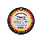 Изолента ПВХ 0.13х15мм 25м сер. (уп.5шт) Kranz KR-09-2108 — изображение 4
