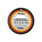 Изолента ПВХ профессиональная 0.18х19мм 20м бел. Kranz KR-09-2801 — изображение 4
