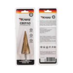 Сверло ступенчатое по металлу ТИТАН 4.0-32.0мм Р6М5 Kranz KR-12-6613 — изображение 2