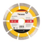 Диск отрезной алмазный сегментный 125х22.2мм Kranz KR-90-0101