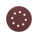 Диск абразивный на ворсовой основе на липучке перфорир. P80 125мм (уп.10шт) Kranz KR-91-1166
