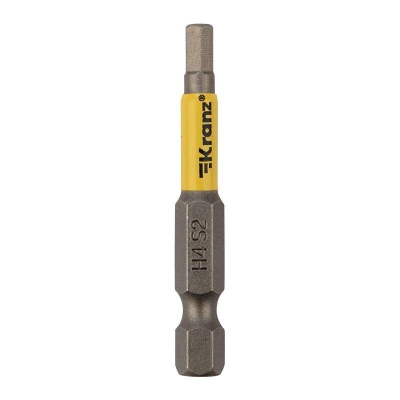 KR-92-0422-1_1.jpeg Бита шестигранная HEX4х50мм для шуруповерта (уп.2шт) Kranz KR-92-0422-1 — изображение 1