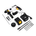 Перфоратор аккумуляторный SDS-plus 2.2Дж 1х4А.ч в кейсе Kranz KR-PT-120 — изображение 12