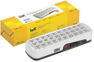 Светильник ДБА 3926 аккумулятор 3ч 3Вт IEK LDBA0-3926-30-K01 — изображение 2