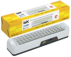 Светильник ДБА 3928 аккумулятор 15ч 12Вт IEK LDBA0-3928-60-K01 — изображение 2