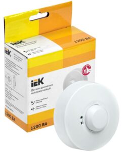 Детектор движения ДД-МВ 101 1200Вт 360град. 8М IP20 бел. IEK LDD11-101MB-1200-001 — изображение 2