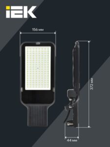 Светильник светодиодный ДКУ 1013-100Д 5000К IP65 уличный консольный IEK LDKU1-1013-100-5000-K03 — изображение 5