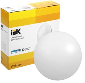 Светильник светодиодный ДПБ 1001 12Вт 4000К IP20 круг бел. IEK LDPB0-1001-12-4000-K01 — изображение 3