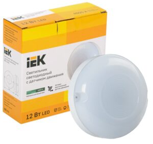 Светильник светодиодный ДПО 1002 12Вт 4000К IP54 с акуст. датчиком IEK LDPO3-1002-012-4000-K01 — изображение 2