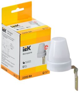 Фотореле ФР 601 2200ВА IP44 сер. IEK LFR20-601-2200-003 — изображение 2