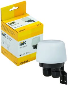 Фотореле ФР 604 3300ВА IP66 бел. IEK LFR20-604-3300-K01 — изображение 2