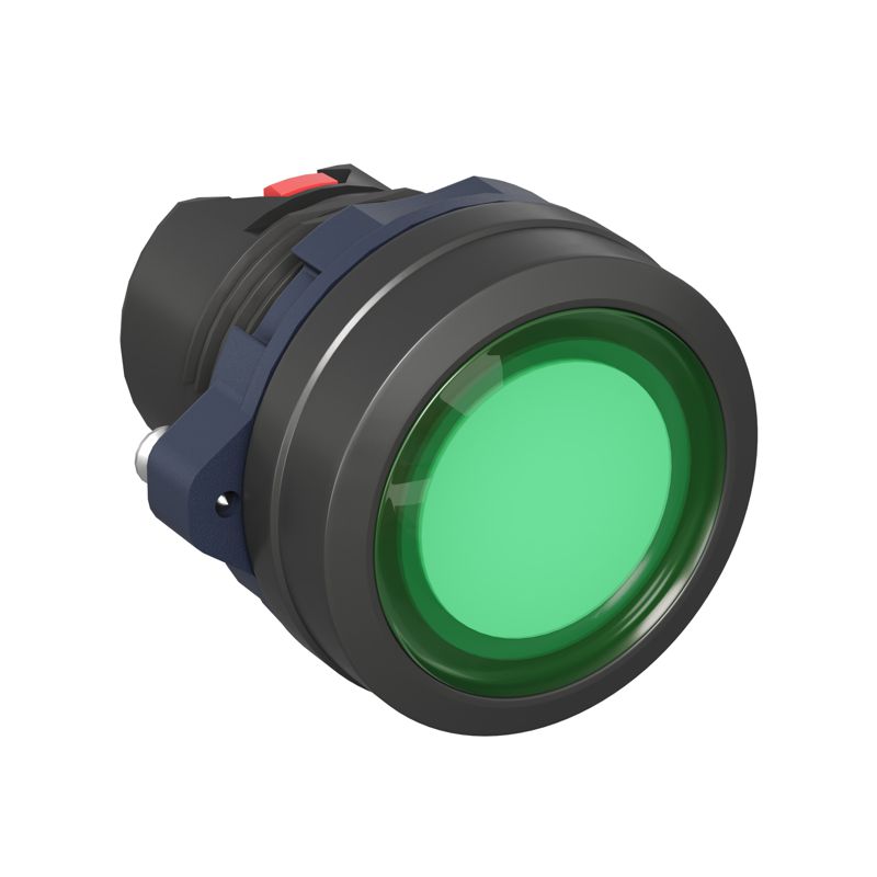 M22P-FLLGP_1.jpeg Головка кнопки плоская прозрачная с фиксацией зел. DKC M22P-FLLGP — изображение 1