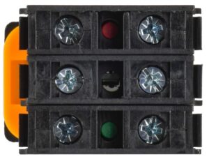 Кнопка d22мм 1НО+1НЗ MASTER с подсветкой красн. IEK MI-BT60-11D-3-12-K04 — изображение 2
