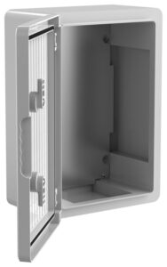 Корпус ЩМПп 350х250х150 IP65 УХЛ1 пластик. IEK MKP93-N-352515-65 — изображение 2