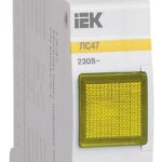 Лампа сигнальная ЛС-47 желт. KARAT IEK MLS10-230-K05