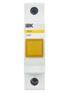Лампа сигнальная ЛС-47 желт. KARAT IEK MLS10-230-K05 — изображение 9