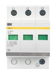 Ограничитель перенапряжения ОПС1-C 3P KARAT IEK MOP20-3-C — изображение 11