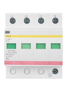 Ограничитель перенапряжения ОПС1-B 4P KARAT IEK MOP20-4-B — изображение 6