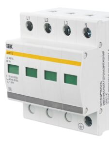 Ограничитель перенапряжения ОПС1-C 4P KARAT IEK MOP20-4-C — изображение 9
