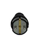 Вилка прямая MultiSet 16А 250В IP44 с заземл. каучук черн. SE MST4001BK — изображение 3