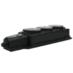Колодка удлинителя 3-м MultiSet 16А 250В IP44 с заземл. каучук черн. SE MST4103BK — изображение 8