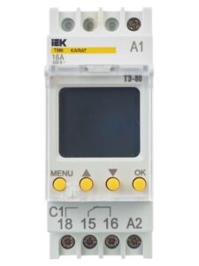 Таймер цифровой ТЭ80 16А 230В на DIN-рейку KARAT IEK MTA10-16-080 — изображение 8