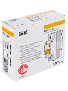 Выключатель автоматический модульный 1п C 80А 10кА ВА47-100 KARAT IEK MVA40-1-080-C — изображение 8
