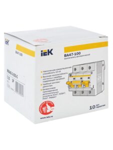 Выключатель автоматический модульный 3п C 25А 10кА ВА47-100 KARAT IEK MVA40-3-025-C — изображение 8
