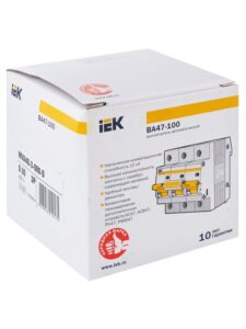 Выключатель автоматический модульный 3п D 80А 10кА ВА47-100 KARAT IEK MVA40-3-080-D — изображение 8