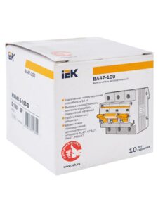 Выключатель автоматический модульный 3п D 100А 10кА ВА47-100 KARAT IEK MVA40-3-100-D — изображение 8
