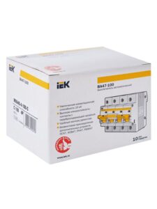 Выключатель автоматический модульный 4п C 100А 10кА ВА47-100 KARAT IEK MVA40-4-100-C — изображение 8