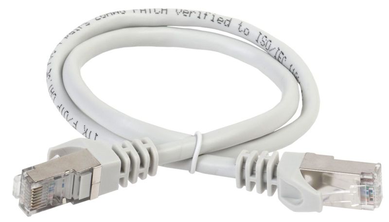 PC01-C5EF-05M_1.jpeg Патч-корд кат.5E FTP 0.5м сер. ITK PC01-C5EF-05M — изображение 1