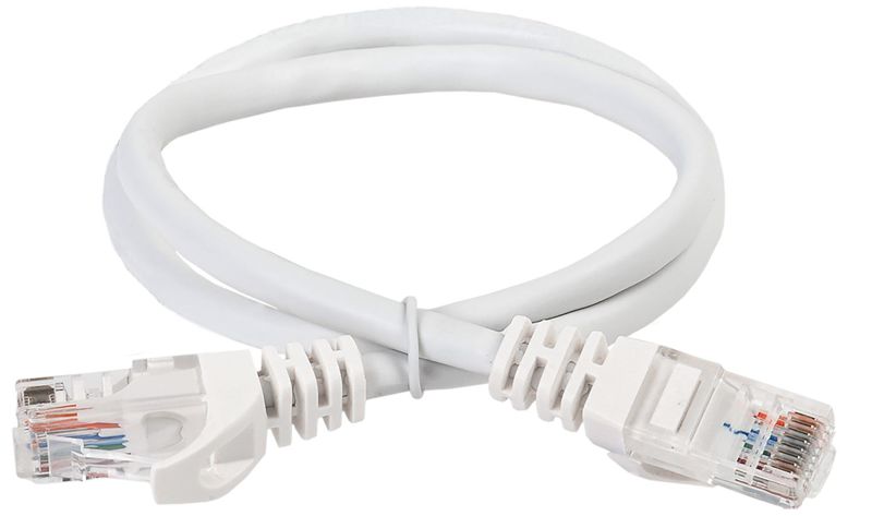 PC08-C5EUL-05M_1.jpeg Патч-корд кат.5E UTP LSZH 0.5м бел. ITK PC08-C5EUL-05M — изображение 1