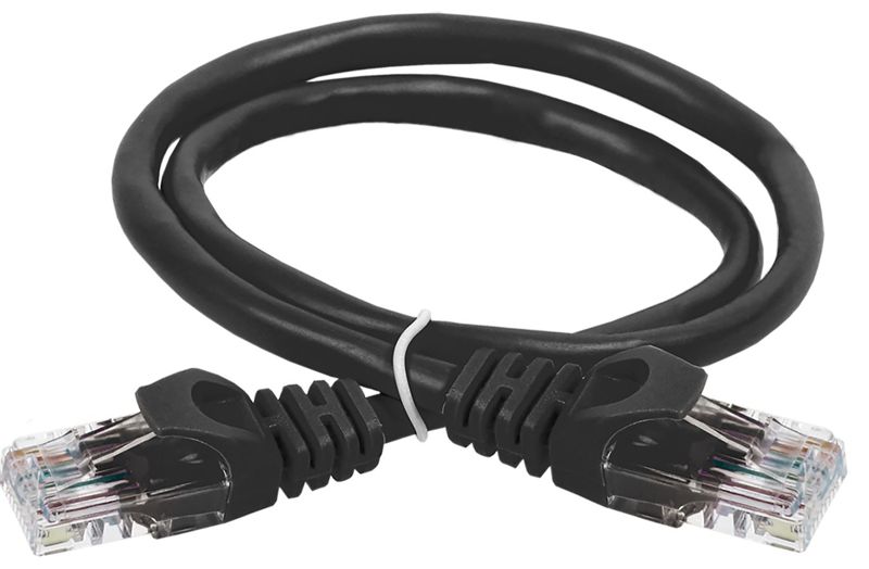 PC09-C5EUL-5M_1.jpeg Патч-корд кат.5E UTP LSZH 5м черн. ITK PC09-C5EUL-5M — изображение 1